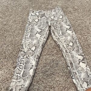 Victoria's Secret Snake Print Leggings